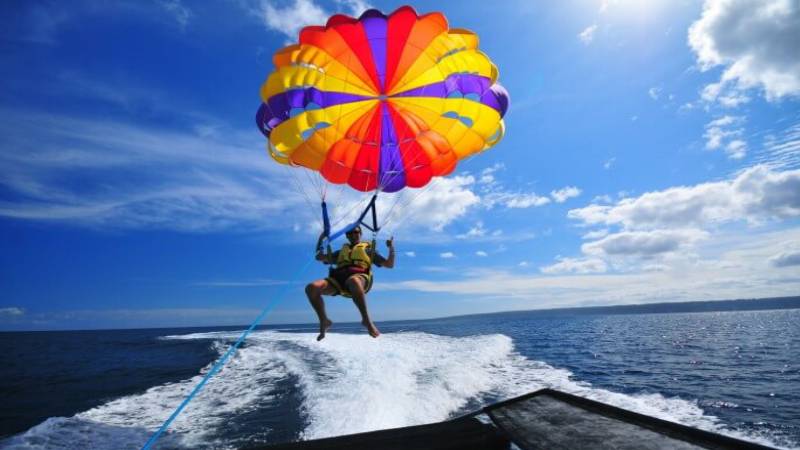 Parasailing and Jet Skiing: Water Sports Paradise at North Bay