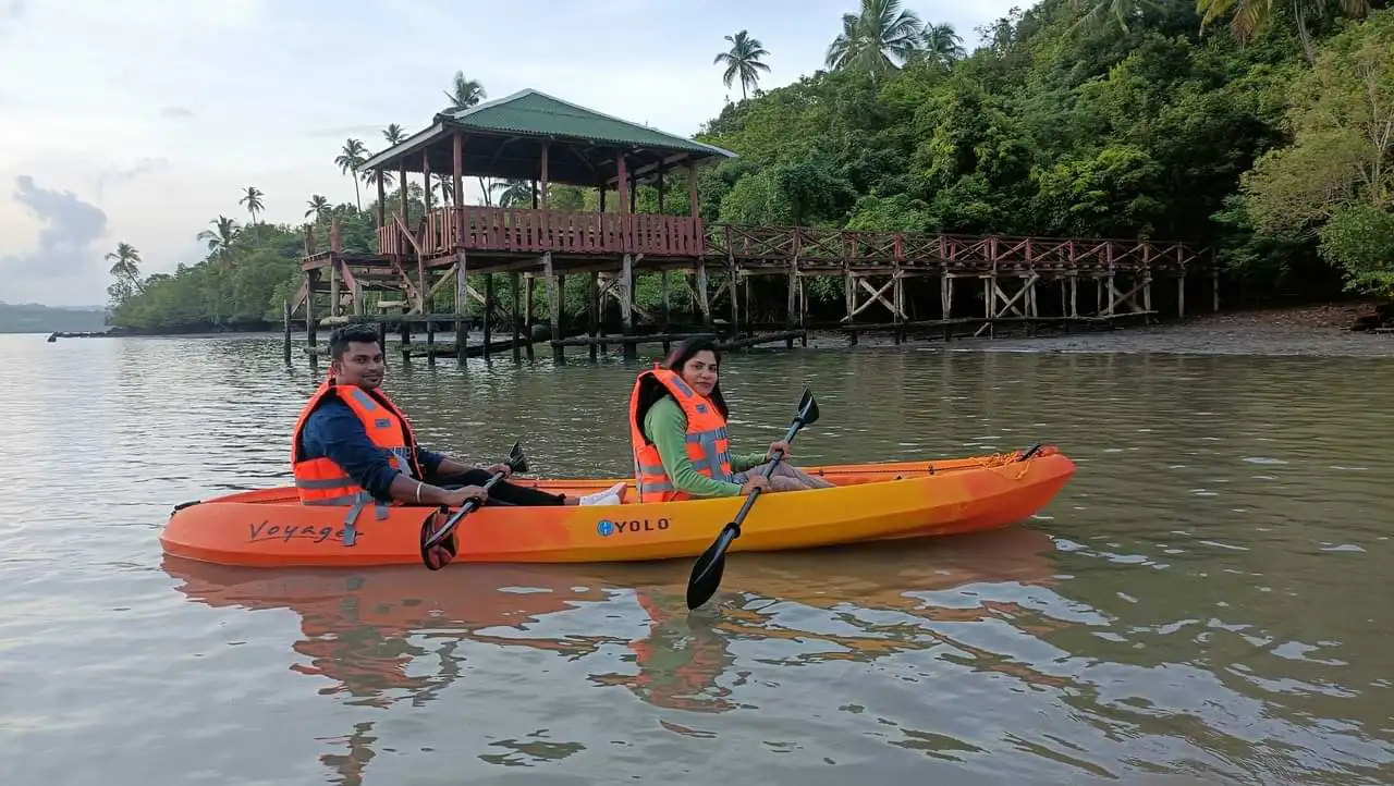 Kayaking through Mangroves